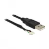 Cabo para câmara USB 2.0 A M / 5 Pin V5 1,5 m DeLOCK 95985