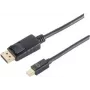 Cabo DisplayPort ShiverPeaks BS10-52025 1 m Mini DisplayPort preto