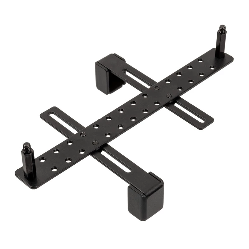 Lian Li GB-002 suporte universal para placa gráfica, aço, 128,4 mm, preto, 2 un.