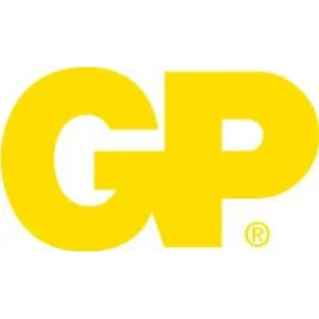 Lanterna LED GP C107 — 70 lm, preta, a pilhas com 2 pilhas AA