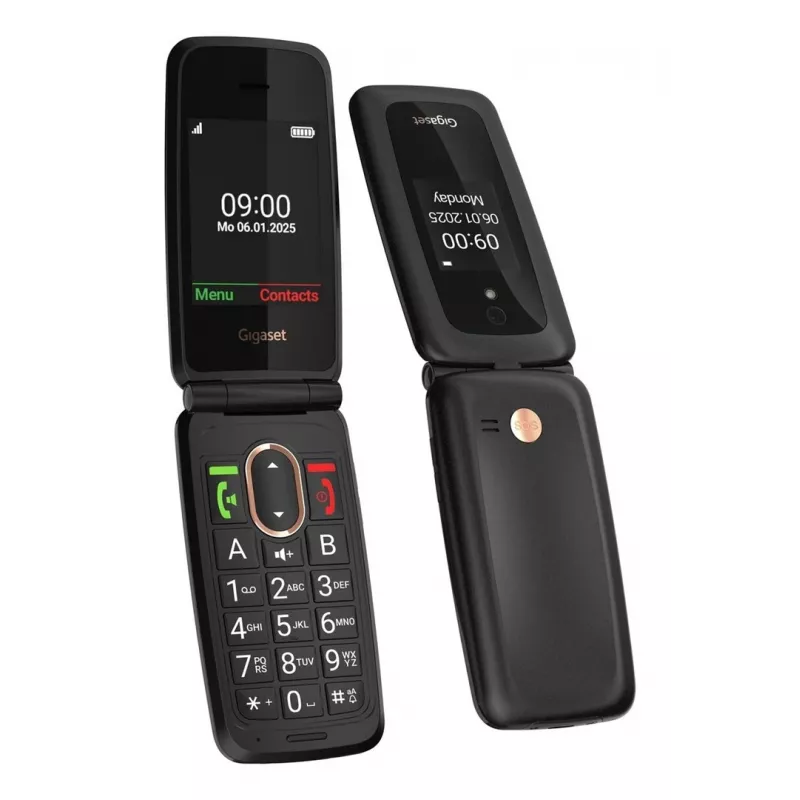 Gigaset GL795 7,11 cm (2,8 polegadas) 142 g 48 MB preto telemóvel para seniores