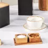 Conjunto de saleiro e pimenteiro Salter Toronto BW127821EU7 — moinhos de cerâmica manuais, formato compacto pinch pot