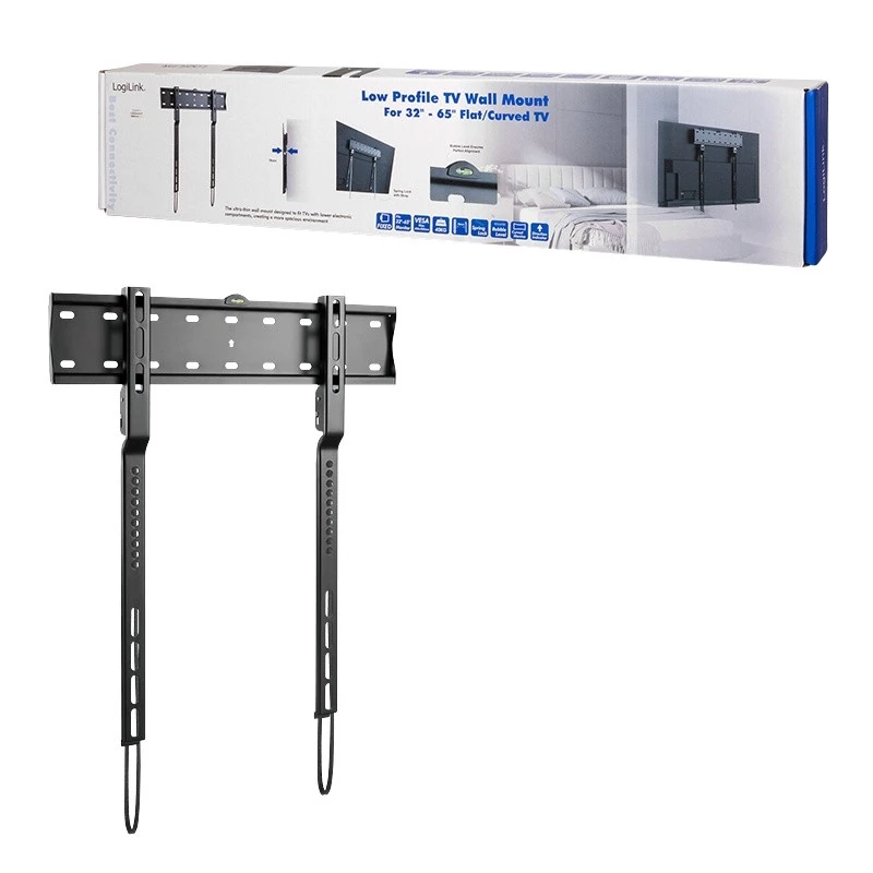 Suporte de parede para TV, 32-65 polegadas, fixo, máx. 40 kg