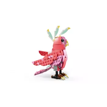 LEGO Creator 3 em 1 Flamingo rosa 31170 conjunto de construção, 288 peças, altura 230 mm, idade recomendada 8+