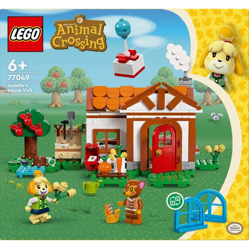 Brinquedo de construção conjunto LEGO 77049 Animal Crossing visita da Melinda