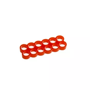 Pente para cabos E22 12-Slot Stealth - vermelho