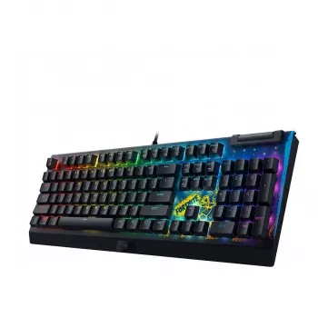 Razer BlackWidow V4 X Yellow Switch - Fortnite Ed. - layout alemão - teclado - QWERTZ