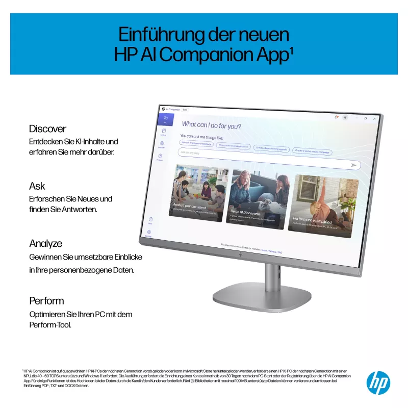 HP OmniStudio X All-in-One 27-cs0077ng (prateado, Windows 11 Home 64-Bit)