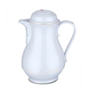 Garrafa térmica ROTPUNKT 1,2 L, marfim — 24 h quente / 36 h frio, com pega, 199×255 mm