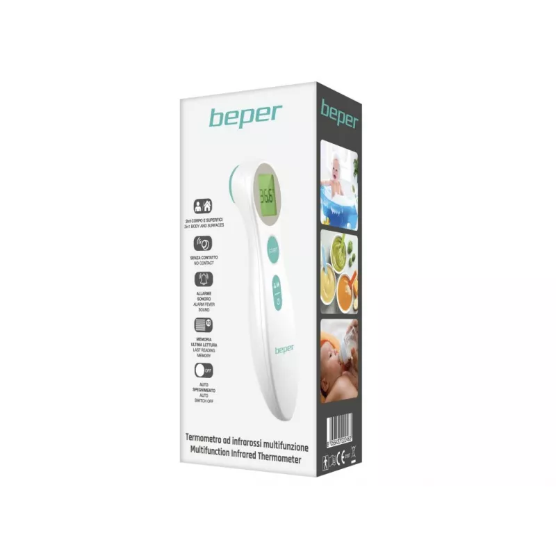 Termómetro digital Beper P303MED001 – design portátil e compacto, aplicação médica