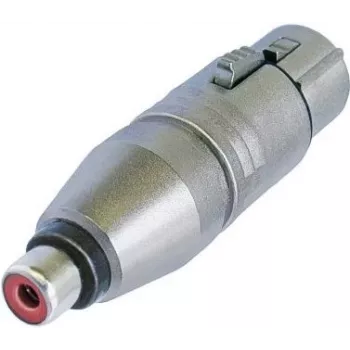 Neutrik NA2FPMF - Adaptador de áudio - XLR3 (fêmea) para RCA (fêmea) (NA2FPMF)