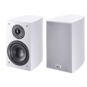 Coluna de chão Heco Victa ELITE 202 — coluna de chão de 2 vias, 65 W RMS, 35–40000 Hz, 8 Ω (par), branca
