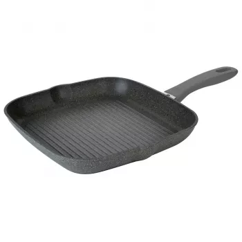 Frigideira de grelhar BALLARINI 75002-941-0 quadrada cinzenta 28 cm