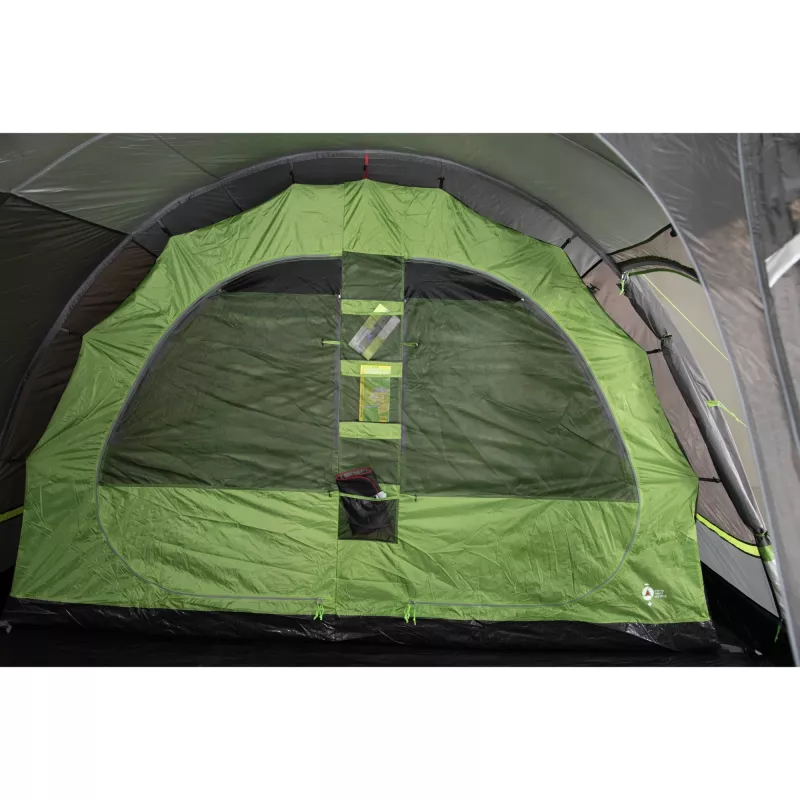 Tenda de túnel familiar Bozen 6.0 (cinzento/verde)