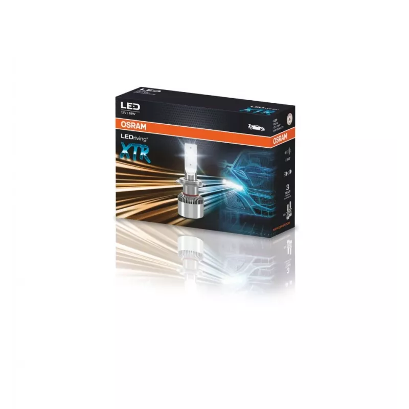 Lâmpadas LED para faróis Ledvance LEDriving XTR H7 64210DWXTR, par (2 unid.)