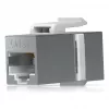 Acoplador Keystone Ubiquiti UACC-Keystone-Coupler-C6A plano aço inoxidável RJ-45