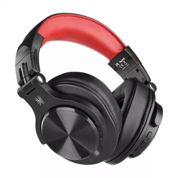Auscultadores sem fios Oneodio Fusion A70 (preto e vermelho)
