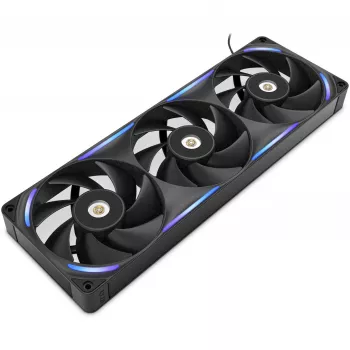 NZXT Performance F360X RGB ventoinha de caixa, 360 mm, estrutura única, preto