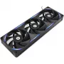 NZXT Performance F360X RGB ventoinha de caixa, 360 mm, estrutura única, preto