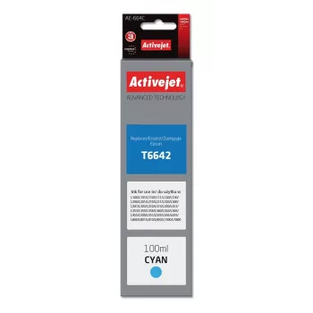 Tinta Activejet AE-664C (substituto para Epson T6642; Supreme; 100 ml; ciano)