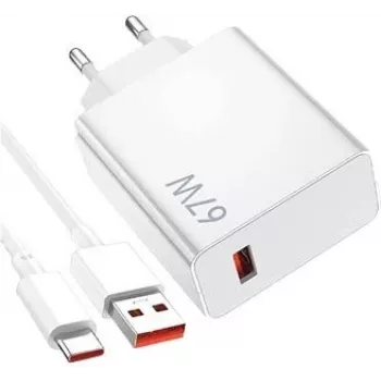 Carregador Xiaomi 40035 Smartphone branco AC interior USB Type-C 1 porta