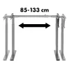 Secretária com regulação manual de altura MACLEAN MC-790NG — carga máx. 60 kg, altura máx. 120 cm