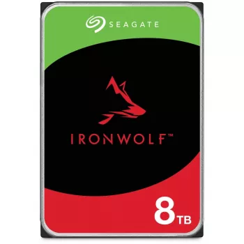Conjunto SEAGATE NAS HDD 2x8TB IronWolf 7200rpm 6Gb/s SATA 256MB cache 8.9cm 3.5inch 24x7 CMR para sistemas NAS e RAID Rackmount BLK