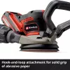 Máquina de lixar pavimentos EINHELL TP‑RS 18/32 Li BL Solo — 24.000 rpm, preto/vermelho, 1,11 kg