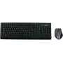 MediaRange MROS104 - Conjunto teclado e rato - Sem fios - QWERTY - GB - cinzento, preto (MROS104UK)