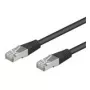Wentronic Goobay cabo de rede CAT 5e, F/UTP, preto, 20 m – mistura de cobre CCA (68659)