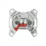 Tomada de antena coaxial Axing BSD02100 cinzento