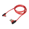 Cabo USB NATEC NKA-1201 USB 2.0 1 m USB A USB C preto vermelho