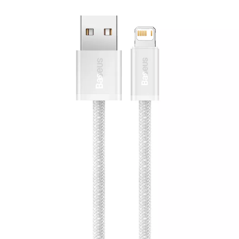 Cabo Baseus Dynamic USB para Lightning, 2,4A, 2m (branco)