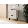 Cómoda estreita SCANDI 3S, cor caxemira