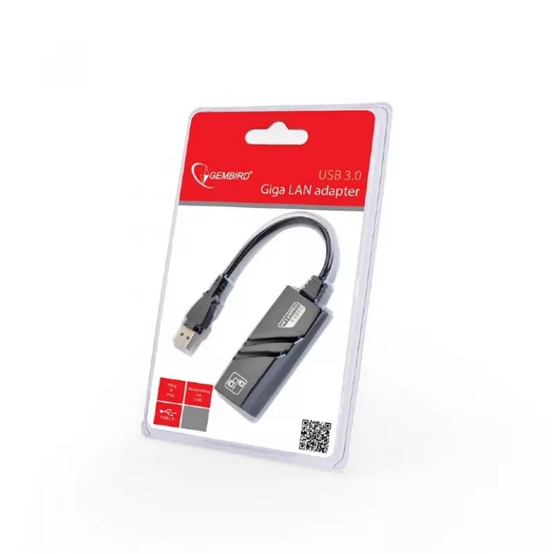 Gembird NIC-U3-02 placa de rede Ethernet 1000 Mbit/s