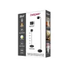 Beper P201UTP306 candeeiro LED recarregável de altura ajustável, de chão e para montagem na parede, 2,3 W, regulável, preto