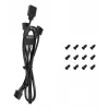 DeepCool FL12 3-in-1 ventoinhas de caixa de 120 mm (3 un.), 500-2150 rpm, rolamento de fluido dinâmico, 32 dB, pretas