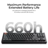 Teclado mecânico Keychron V3 Ultra 8K – cabo e Bluetooth, QWERTY, RGB, preto