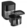 Amica AFM 6020 fritadeira de ar, 7,2 l, 1700 W, 10 programas, ecrã LCD, preta