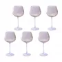 Conjunto de 6 copos Rose&Tulipani U20177611N24-Z, cada com 460 ml de capacidade