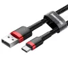 Cabo para telemóvel Baseus vermelho 1 m USB A USB C
