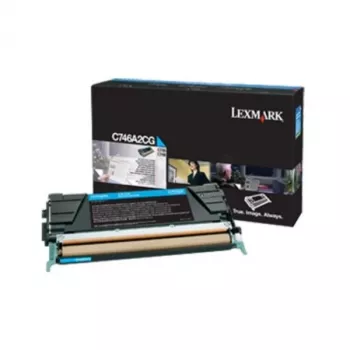 Toner corporativo Lexmark C746 C748 7K PGS ciano