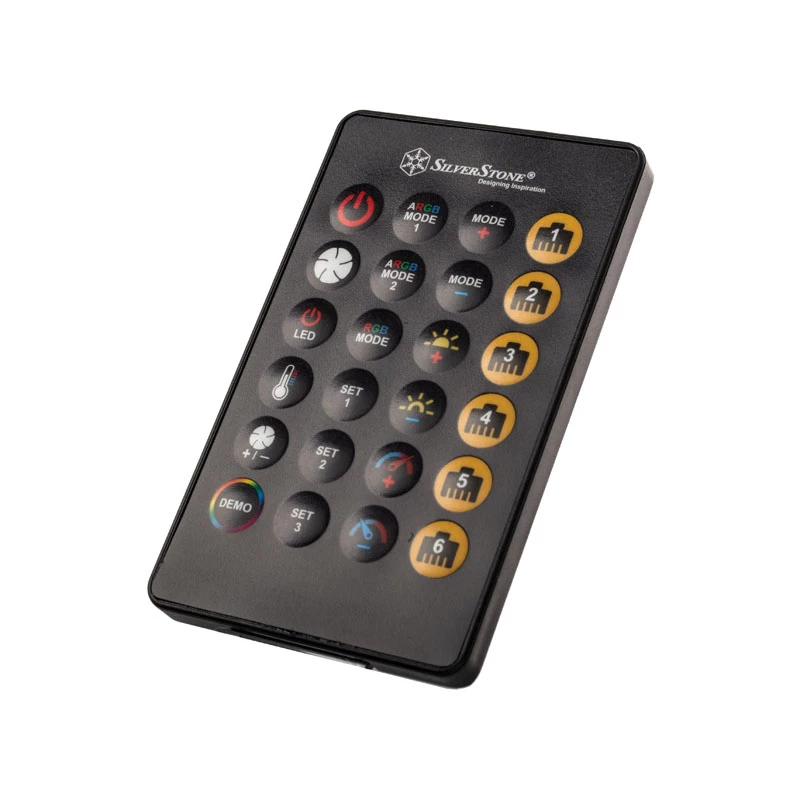 SilverStone SST-LSB02-E - hub ARGB LED, controlador - preto