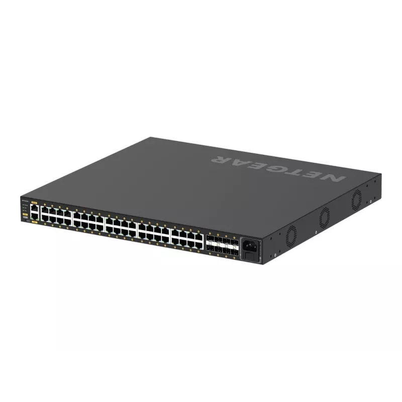 Switch de rede NETGEAR GSM4248P-100EUS Managed L2/L3/L4 Gigabit Ethernet (10/100/1000) Power over Ethernet (PoE) Preto