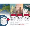 Fonte de alimentação de viagem GEMBIRD TPA-EU1A1C20-01-W 20W, USB-A 18W + USB-C 20W, tomada Schuko, entrada 100–250 V