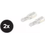 Desenrolador de cabos ShiverPeaks 71216-W-SET2 — acessório contra a torção de cabos de auscultador de telefone