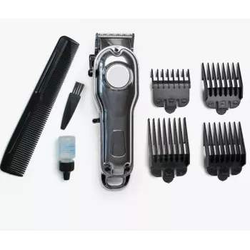 Oromed Oro-Barber máquina de cortar cabelo sem fios, prateado