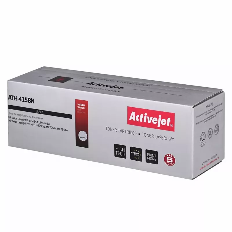 Toner Activejet ATH-415BNX (substituto do HP 415X HP415X W2030X; Supreme; 7500 páginas; preto)