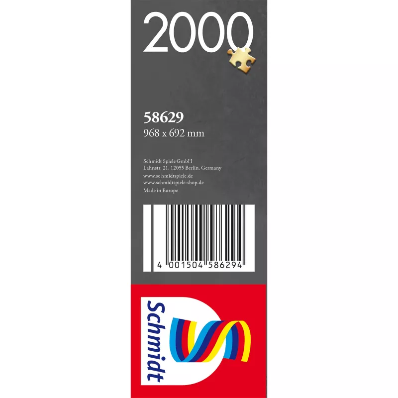 Puzzle Schmidt Spiele 58629 — 2000 peças, idade recomendada 14+