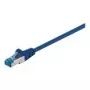 Cabo de rede Goobay CAT 6a, S/FTP (PiMF), azul, 5 m – LSZH sem halogéneos, cobre (93812)